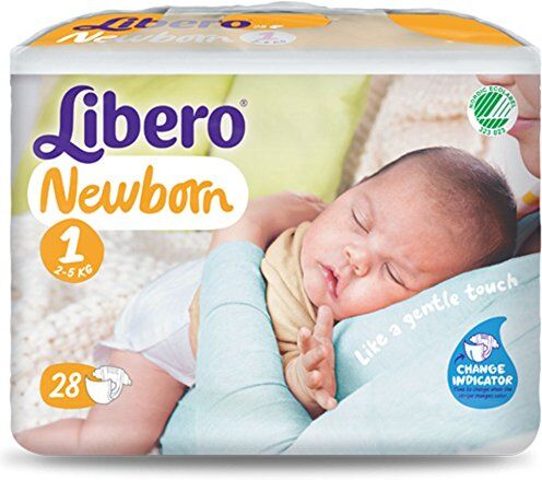 libero Pannolini  Newborn Misura 1 Kg 2/5-112 pezzi (4 pacchi da 28)