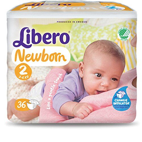 libero Pannolini  Newborn Misura 2 Kg 3/6-216 pezzi (6 pacchi da 36)