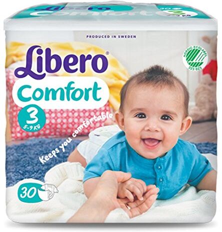 libero Pannolini  Comfort Misura 3 Kg 4/9 180 pezzi (6 pacchi da 30)