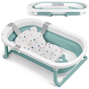 Kikka Boo KikkaBoo Vaschetta Bagnetto Neonato Pieghevole WILLY, Salvaspazio con Termometro Integrato, Cuscino Morbido di Supporto, Gambe Antiscivolo, 0-36 Mesi, Regalo Nascita Bambino, Menta Kikka Boo KikkaBoo Vaschetta Bagnetto Neonato Pieghevole WILLY, Salvaspazio con Termometro Integrato, Cuscino Morbido di Supporto, Gambe Antiscivolo, 0-36 Mesi, Regalo Nascita Bambino, Menta