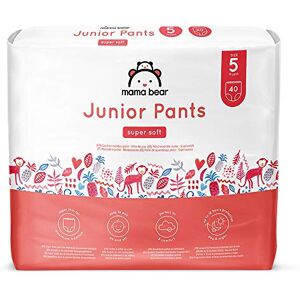 Amazon Brand - Mama Bear - 80 Pannolini Junior - Taglia 5 Amazon Brand - Mama Bear - 80 Pannolini Junior - Taglia 5