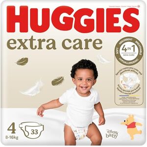 Huggies Extra Care, Pannolini Taglia 4 (7-18 Kg), Ultra assorbente, Protezione Completa, Design Disney, 33 Pz Huggies Extra Care, Pannolini Taglia 4 (7-18 Kg), Ultra assorbente, Protezione Completa, Design Disney, 33 Pz