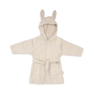 Jollein Accappatoio per bambini 1-2 anni, 100% spugna di cotone, con cappuccio e cintura, morbido e assorbente, certificato Oeko-Tex, sabbia Jollein Accappatoio per bambini 1-2 anni, 100% spugna di cotone, con cappuccio e cintura, morbido e assorbente, certificato Oeko-Tex, sabbia