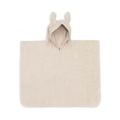 Jollein Poncho da bagno per bambini e neonati, 100% spugna di cotone, con cappuccio, morbido e assorbente, 65 x 62 cm, sabbia Jollein Poncho da bagno per bambini e neonati, 100% spugna di cotone, con cappuccio, morbido e assorbente, 65 x 62 cm, sabbia