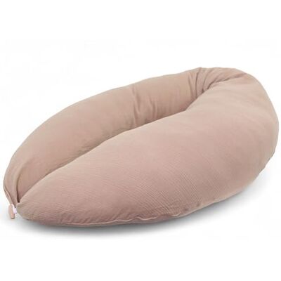 HOBEA-Germany Cuscino per allattamento 190 cm x 76 cm XXL Cuscino per la gravidanza Cuscino per chi dorme sul fianco con rivestimento in cotone biologico (Mussola Talpa) HOBEA-Germany Cuscino per allattamento 190 cm x 76 cm XXL Cuscino per la gravidanza Cuscino per chi dorme sul fianco con rivestimento in cotone biologico (Mussola Talpa)