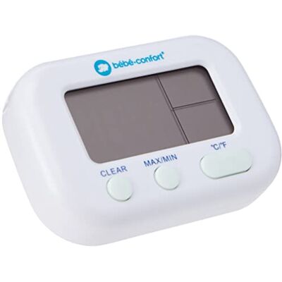 Bebeconfort Bébé Confort Termometro Igrometro Digitale, Misura Temperatura e Umidità Ambiente Bebeconfort Bébé Confort Termometro Igrometro Digitale, Misura Temperatura e Umidità Ambiente
