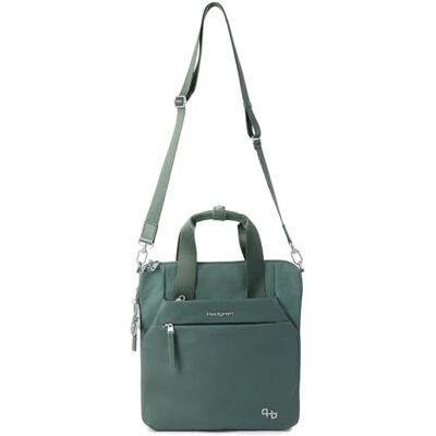 Hedgren Roku, Vertical Tote EXP 13" + RFID Unisex Adulto, Verde (Duck Green), OneSize Hedgren Roku, Vertical Tote EXP 13" + RFID Unisex Adulto, Verde (Duck Green), OneSize