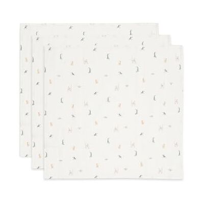 Jollein Jungle Jambo Set di 3 salviette per boccali, 70 x 70 cm Jollein Jungle Jambo Set di 3 salviette per boccali, 70 x 70 cm