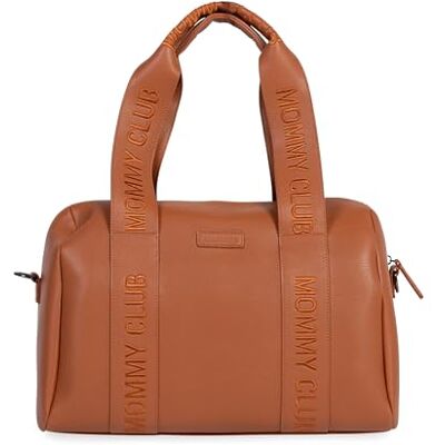 Childhome , Borsa fasciatoio, Mommy Bag, Fasciatoio incluso, Ampio spazio, Attacco per passeggino, Tracolla, Cotone, 22L, Mommy Club Signature, Marrone Childhome , Borsa fasciatoio, Mommy Bag, Fasciatoio incluso, Ampio spazio, Attacco per passeggino, Tracolla, Cotone, 22L, Mommy Club Signature, Marrone