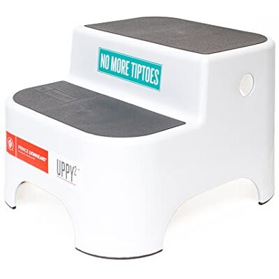 Prince Lionheart Uppy2® Sgabello A Due Passi Per Bambini Versatile Gradini E Base Antiscivolo Allenamento Vasino Sgabello A Due Scalini Maniglie Per Il Trasporto Cucina E Bagno Grigio Prince Lionheart Uppy2® Sgabello A Due Passi Per Bambini Versatile Gradini E Base Antiscivolo Allenamento Vasino Sgabello A Due Scalini Maniglie Per Il Trasporto Cucina E Bagno Grigio