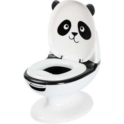 Bebeconfort Vasino Bambini, Mini WC per bambini 1-3 anni, 0-20 kg, Suono Sciacquone, Paraspruzzi, Vaschetta Rimovibile, Facile da pulire, Piedino in gomma, Black Panda Bebeconfort Vasino Bambini, Mini WC per bambini 1-3 anni, 0-20 kg, Suono Sciacquone, Paraspruzzi, Vaschetta Rimovibile, Facile da pulire, Piedino in gomma, Black Panda