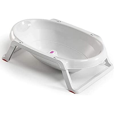 OKBABY Onda Slim Vaschetta Pieghevole per il Bagnetto del Neonato, 0-12 Mesi, Bianco OKBABY Onda Slim Vaschetta Pieghevole per il Bagnetto del Neonato, 0-12 Mesi, Bianco