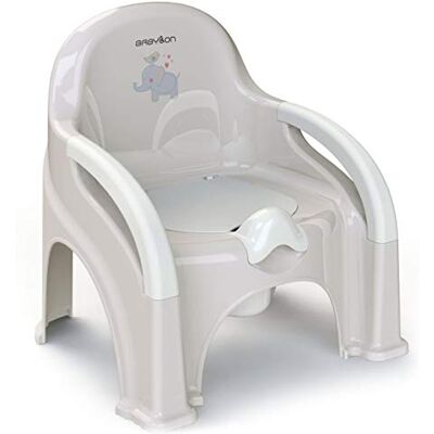 BABYLON Premier Vasino Bambini coperchio+bol, WC per da 1 anno, Grigio BABYLON Premier Vasino Bambini coperchio+bol, WC per da 1 anno, Grigio
