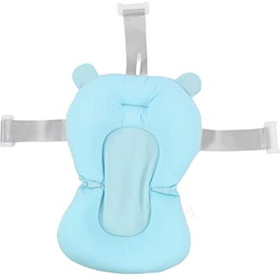 Cryfokt Cuscino del Sedile per Vasca da Bagno per Bambini, Galleggiante Sicuro Tappetino di Supporto per Il Bagno Pieghevole per Neonati Tappetino da Bagno Regolabile Supporto (Orso Blu) Cryfokt Cuscino del Sedile per Vasca da Bagno per Bambini, Galleggiante Sicuro Tappetino di Supporto per Il Bagno Pieghevole per Neonati Tappetino da Bagno Regolabile Supporto (Orso Blu)