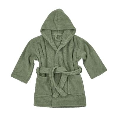 MEYCO Accappatoio per bambini taglia 86/92 spugna asciugamano bambino 100% cotone, certificato Oeko Tex, morbido, assorbe l'umidità e si asciuga rapidamente MEYCO Accappatoio per bambini taglia 86/92 spugna asciugamano bambino 100% cotone, certificato Oeko Tex, morbido, assorbe l'umidità e si asciuga rapidamente