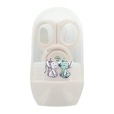 Disney Kit Manicure Bebè Stitch Forbicine, Lima, Tagliaunghie, Pinzetta Cura Unghie Delicate Idea Regalo Nascita Bimba Bimbo Accessorio Igiene e Toilette Bambino Prodotto Ufficiale Disney Kit Manicure Bebè Stitch Forbicine, Lima, Tagliaunghie, Pinzetta Cura Unghie Delicate Idea Regalo Nascita Bimba Bimbo Accessorio Igiene e Toilette Bambino Prodotto Ufficiale