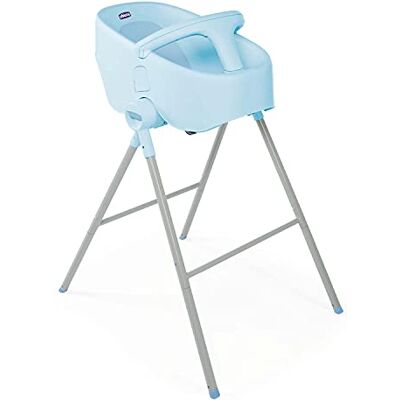Chicco Bubble Nest Vaschetta per Bagnetto Neonati Evolutiva dalla Nascita a 12 Mesi, Supporto Alto per Doccia e Sedile Indipendente per Vasca, Chiusura Compatta, Max 11 kg, Azzurro Chicco Bubble Nest Vaschetta per Bagnetto Neonati Evolutiva dalla Nascita a 12 Mesi, Supporto Alto per Doccia e Sedile Indipendente per Vasca, Chiusura Compatta, Max 11 kg, Azzurro