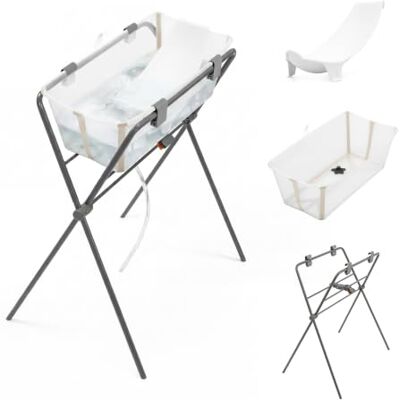 Stokke Vaschetta Bagnetto Neonato con Supporto e Stand, Beige Sabbia Set completo bagnetto neonato: vaschetta, riduttore e stand pieghevole inclusi, dalla nascita fino a 4 anni. Stokke Vaschetta Bagnetto Neonato con Supporto e Stand, Beige Sabbia Set completo bagnetto neonato: vaschetta, riduttore e stand pieghevole inclusi, dalla nascita fino a 4 anni.