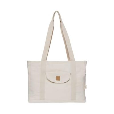 Jollein Borsa shopper per pannolini – Twill, Natural – Cotone – Borsa per passeggino – Borsa multifunzione – Beige chiaro Jollein Borsa shopper per pannolini – Twill, Natural – Cotone – Borsa per passeggino – Borsa multifunzione – Beige chiaro