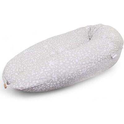 HOBEA-Germany Cuscino per allattamento 190 cm x 76 cm XXL Cuscino per la gravidanza Cuscino per chi dorme sul fianco con rivestimento in cotone biologico (Foresta magica grigia) HOBEA-Germany Cuscino per allattamento 190 cm x 76 cm XXL Cuscino per la gravidanza Cuscino per chi dorme sul fianco con rivestimento in cotone biologico (Foresta magica grigia)