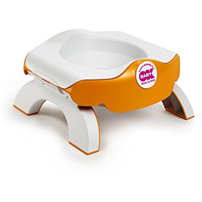 OKBABY Roady Vasino e Riduttore WC Pieghevole per Bambini per Uso Quotidiano e Viaggio, Arancione, 0.55 kilograms, 0, 1 OKBABY Roady Vasino e Riduttore WC Pieghevole per Bambini per Uso Quotidiano e Viaggio, Arancione, 0.55 kilograms, 0, 1