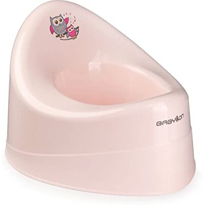 BABYLON Shell Vasino Bambini antiscivolo, Vasino WC, da 1 anno, Rosa BABYLON Shell Vasino Bambini antiscivolo, Vasino WC, da 1 anno, Rosa