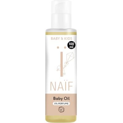Naïf – Olio per Bambini e Neonati – 0% Profumo – Ingredienti Naturali – Ideale per Massaggio – Vegano – 100 ml Naïf – Olio per Bambini e Neonati – 0% Profumo – Ingredienti Naturali – Ideale per Massaggio – Vegano – 100 ml