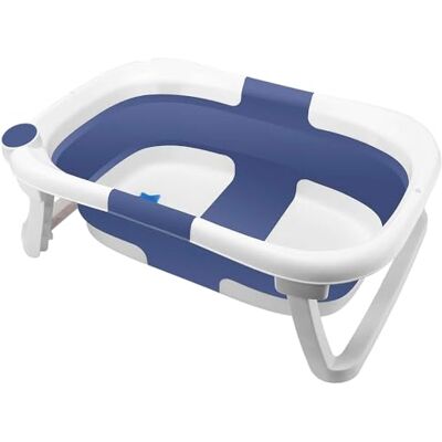 LANTUS Vasca Bagnetto Neonato Pieghevole , Blu, 0 24 Mesi, BABY_BATHTUB, Vasca Neonato Bagnetto Pratica e Sicura, Piedini Antiscivolo, Grande Capacità, 63 * 43 * 20 cm LANTUS Vasca Bagnetto Neonato Pieghevole , Blu, 0 24 Mesi, BABY_BATHTUB, Vasca Neonato Bagnetto Pratica e Sicura, Piedini Antiscivolo, Grande Capacità, 63 * 43 * 20 cm