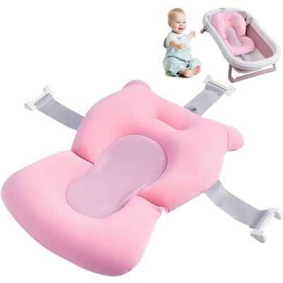MEGYAD Cuscino per Bagnetto Neonato: Tappetino Antisdrucciolo per Vasca da Bagno, Seggiolino Imbottito per Bambino MEGYAD Cuscino per Bagnetto Neonato: Tappetino Antisdrucciolo per Vasca da Bagno, Seggiolino Imbottito per Bambino