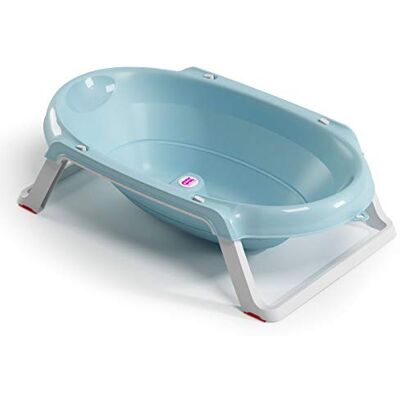 OKBABY Onda Slim Vaschetta Pieghevole per il Bagnetto del Neonato 0-12 Mesi Azzurro OKBABY Onda Slim Vaschetta Pieghevole per il Bagnetto del Neonato 0-12 Mesi Azzurro