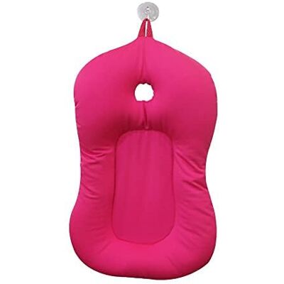 belupai Tappetino per il bagnetto Neonato Pieghevole Vasca da bagno per bambini Pad Sedia Mensola Vasca da bagno neonato Sostegno infantile Cuscino (rosa rossa) belupai Tappetino per il bagnetto Neonato Pieghevole Vasca da bagno per bambini Pad Sedia Mensola Vasca da bagno neonato Sostegno infantile Cuscino (rosa rossa)