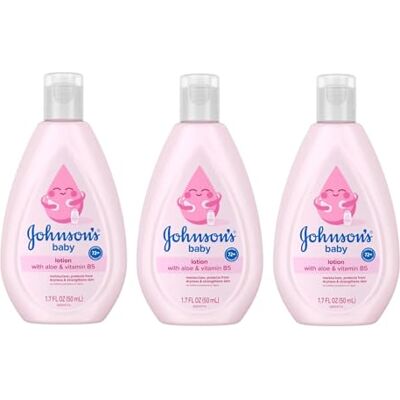 Johnson & Johnson Johnson's Baby Lotion Lozione da viaggio, 50 ml, confezione da 3 Johnson & Johnson Johnson's Baby Lotion Lozione da viaggio, 50 ml, confezione da 3