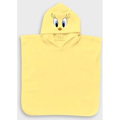 LOONEY TUNES – Poncho da Bagno Titti 55×58 cm – Asciugamano in Spugna Morbida 100% Cotone – Per Neonati e Bambini fino a 5 Anni – Accessorio Doccia Bimba/Bimbo – Prodotto Ufficiale Warner Bros LOONEY TUNES – Poncho da Bagno Titti 55×58 cm – Asciugamano in Spugna Morbida 100% Cotone – Per Neonati e Bambini fino a 5 Anni – Accessorio Doccia Bimba/Bimbo – Prodotto Ufficiale Warner Bros