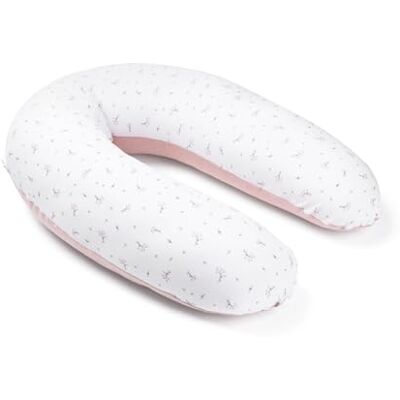 Doomoo Cuscino per gravidanza e cuscino per allattamento Buddy, ultra comfort per dormire durante la gravidanza, allevia la schiena, le gambe e la pancia, fodera in tessuto biologico e Oeko-Tex, fiore Doomoo Cuscino per gravidanza e cuscino per allattamento Buddy, ultra comfort per dormire durante la gravidanza, allevia la schiena, le gambe e la pancia, fodera in tessuto biologico e Oeko-Tex, fiore