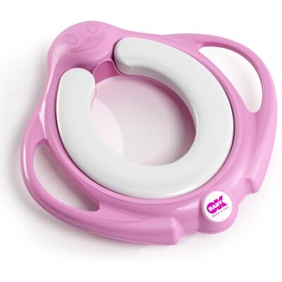 OKBABY Pinguo Soft Riduttore per WC con Morbida Seduta Imbottita Rosa OKBABY Pinguo Soft Riduttore per WC con Morbida Seduta Imbottita Rosa