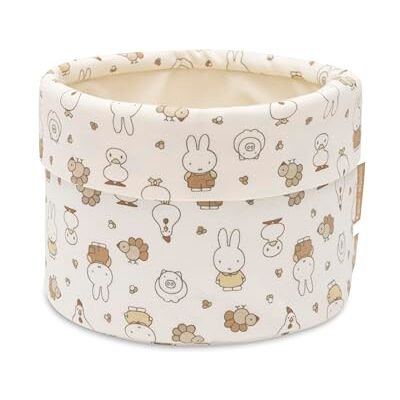 Jollein Cestino portaoggetti per fasciatoio – Miffy Family Farm – Organizer per fasciatoio – Accessorio per fasciatoio – 14x18 cm Jollein Cestino portaoggetti per fasciatoio – Miffy Family Farm – Organizer per fasciatoio – Accessorio per fasciatoio – 14x18 cm