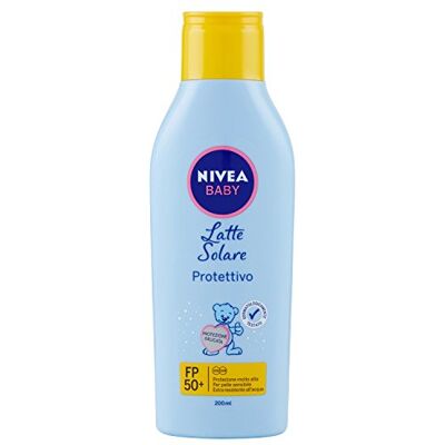 NIVEA Baby Care & Cleansing Sun Latte Fp50+ 200Ml NIVEA Baby Care & Cleansing Sun Latte Fp50+ 200Ml