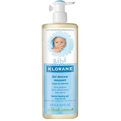 Klorane Bébé Gel Detergente Dolce Corpo e Capelli per Bambini, 500 ml Klorane Bébé Gel Detergente Dolce Corpo e Capelli per Bambini, 500 ml