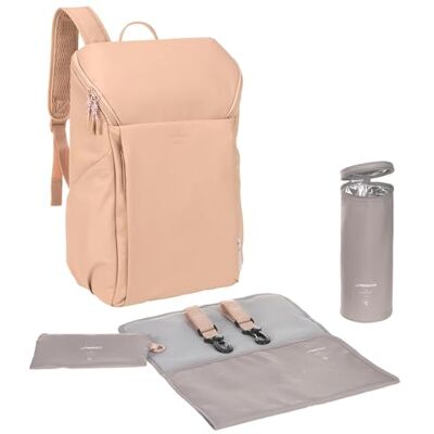 Lässig Zaino fasciatoio con fasciatoio, aggancio per carrozzina e portabiberon/GRE Slender Up Backpack Lässig Zaino fasciatoio con fasciatoio, aggancio per carrozzina e portabiberon/GRE Slender Up Backpack