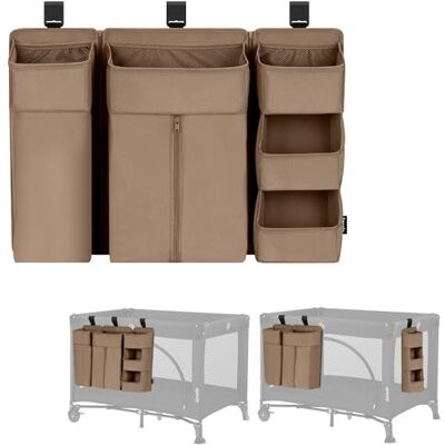 lionelo Sidepocket Large Organizer Appendibile per Lettino 58x11x58 cm lionelo Sidepocket Large Organizer Appendibile per Lettino 58x11x58 cm