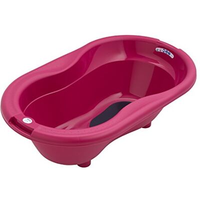 Rotho Babydesign TOP Vaschetta per bagnetto, Tappetino antiscivolo e Tappo di scarico, 0-12 mesi, TOP, Swedish Rose (Rosa chiaro), 200010267 Rotho Babydesign TOP Vaschetta per bagnetto, Tappetino antiscivolo e Tappo di scarico, 0-12 mesi, TOP, Swedish Rose (Rosa chiaro), 200010267