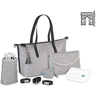 Babymoov A043804 Borsa Fasciatoio Le Champs Elysées Smokey Babymoov A043804 Borsa Fasciatoio Le Champs Elysées Smokey