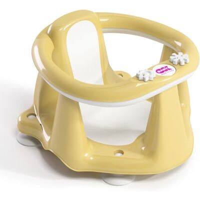OKBABY Flipper Evolution Seggiolino da Bagno, Anello con Seduta in Gomma Antiscivolo per il Bagnetto del Neonato 6-15 Mesi (13 kg) Giallo OKBABY Flipper Evolution Seggiolino da Bagno, Anello con Seduta in Gomma Antiscivolo per il Bagnetto del Neonato 6-15 Mesi (13 kg) Giallo