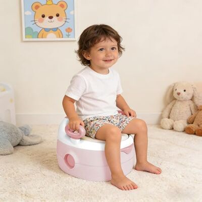 LANTUS Vaso per bambini, portatile per bambini, mini WC per bambini, ideale per viaggi, ragazzi e ragazze, vaso da viaggio per bambini, 34 x 39 x 27 cm (rosa) LANTUS Vaso per bambini, portatile per bambini, mini WC per bambini, ideale per viaggi, ragazzi e ragazze, vaso da viaggio per bambini, 34 x 39 x 27 cm (rosa)
