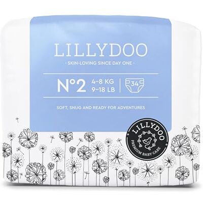 LILLYDOO Pannolini , taglia 2 (4+ kg), 34 pz, delicati sulla pelle LILLYDOO Pannolini , taglia 2 (4+ kg), 34 pz, delicati sulla pelle