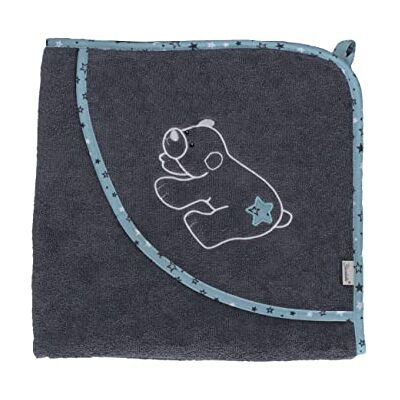 Sterntaler Asciugamano da bagno unisex per bambini, con cappuccio, motivo: orso polare, Elia, 100 x 100 cm, colore: marrone Sterntaler Asciugamano da bagno unisex per bambini, con cappuccio, motivo: orso polare, Elia, 100 x 100 cm, colore: marrone
