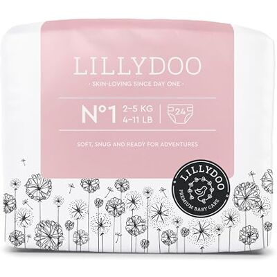 LILLYDOO Pannolini , taglia 1 (2+ kg), 24 pz, delicati sulla pelle Extra morbidi, 0% profumi e lozioni, dermatologicamente testati: assicurano un'ottima protezione dalle fuoriuscite LILLYDOO Pannolini , taglia 1 (2+ kg), 24 pz, delicati sulla pelle Extra morbidi, 0% profumi e lozioni, dermatologicamente testati: assicurano un'ottima protezione dalle fuoriuscite