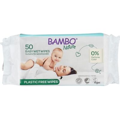 Bambo Nature salviette umidificate per bambini prive di plastica – 1 x 50 salviette Salviette umidificate ad azione idratante Senza profumo e ipoallergeniche Adatte alle pelli sensibili Bambo Nature salviette umidificate per bambini prive di plastica – 1 x 50 salviette Salviette umidificate ad azione idratante Senza profumo e ipoallergeniche Adatte alle pelli sensibili