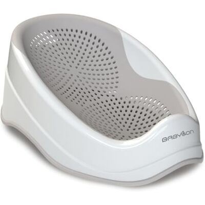 BABYLON Dolphin Riduttore vaschetta bagnetto neonato 0-6M, Grigio chiaro BABYLON Dolphin Riduttore vaschetta bagnetto neonato 0-6M, Grigio chiaro