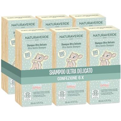 Naturaverde Baby-BIO- Disney- Shampoo Ultra Delicato, 6x 200ml Naturaverde Baby-BIO- Disney- Shampoo Ultra Delicato, 6x 200ml